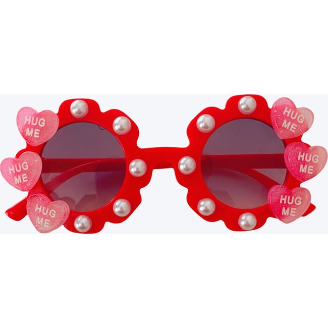 Hug Me Red Cami Flower Sunnies, Red