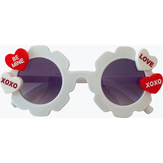 XOXO Cami Flower Sunnies, White