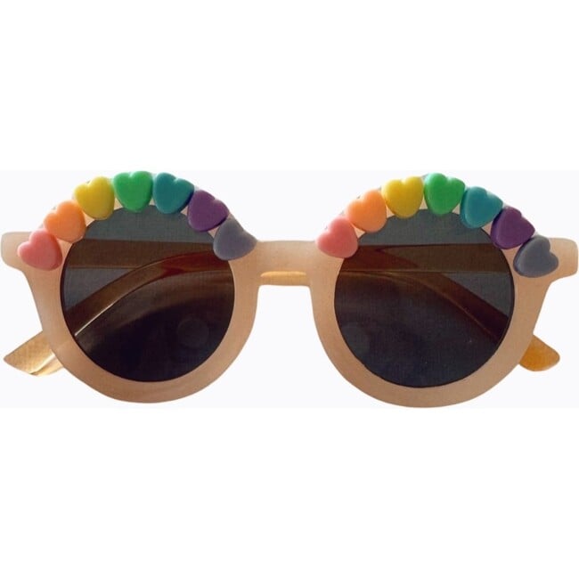 Cute Hearts Alina Round Sunnies, Rose