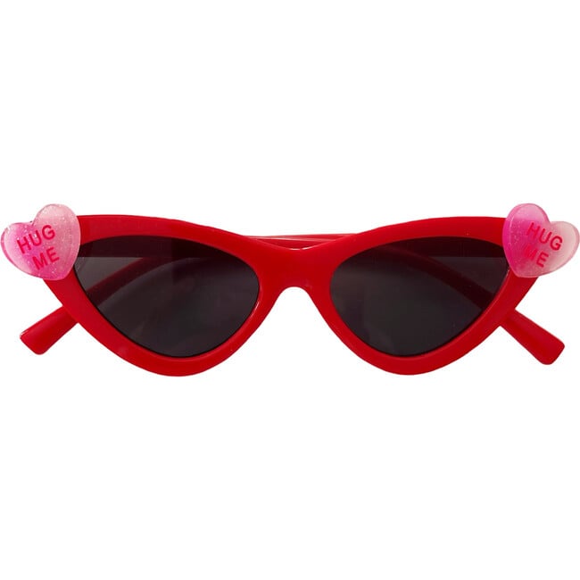 Hug Me Now Elle Cat Eye Sunnies, Red