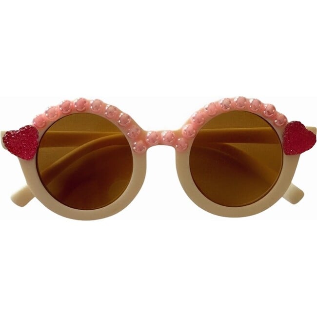 Fancy Pink Alina Round Sunnies, Rose