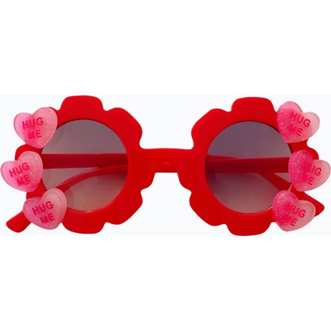 Be Mine Red Cami Flower Sunnies, Red