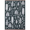 Forest Tree Jacquard Cotton Sheet Towel, Green - Towels - 1 - thumbnail