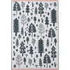 Forest Tree Jacquard Cotton Sheet Towel, Green - Towels - 2