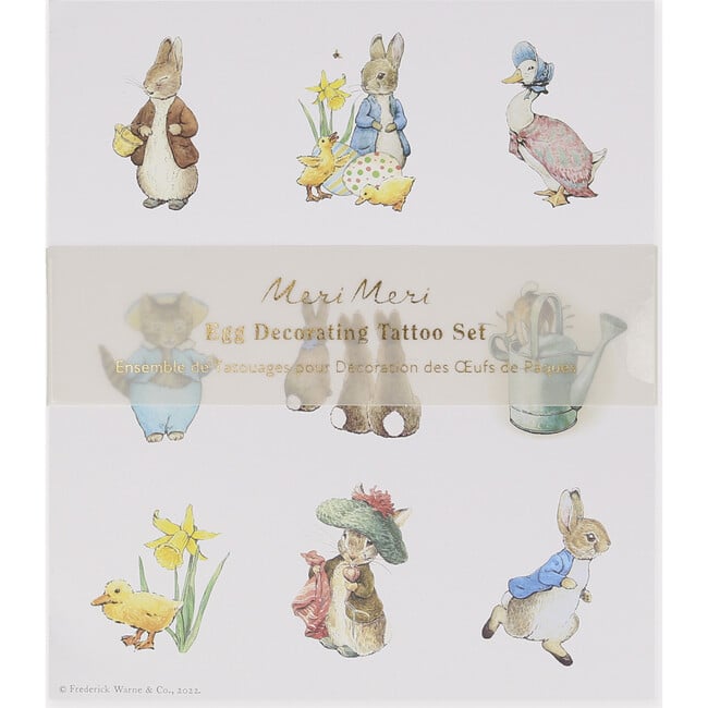 Peter Rabbit™ In The Garden Egg Decorating Tattoos - Party Accessories - 1