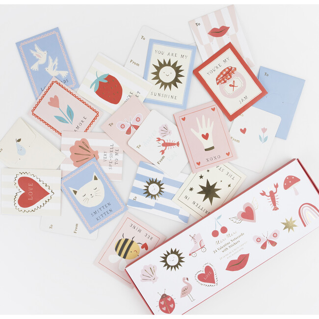 Icon Kids Valentine's Cards & Stickers Set