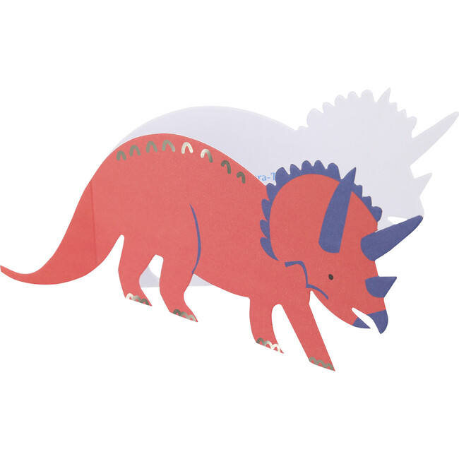 Dinosaurs Kids Valentine's Cards & Erasers Set - Paper Goods - 2