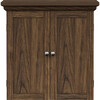 Teamson Home Stratford Removable Wall Cabinet, Walnut - Bathroom - 1 - thumbnail