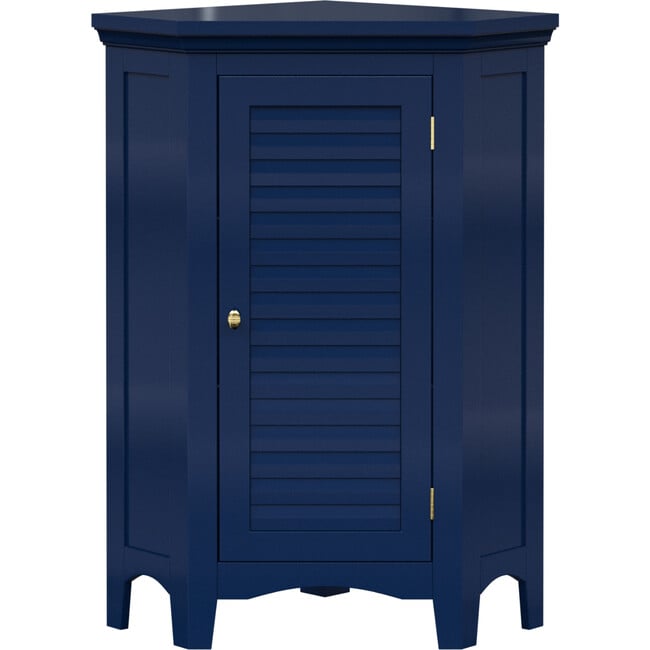 Teamson Home Glancy Corner Floor Cabinet, Navy