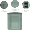 Teamson Home Glancy Corner Wall Cabinet, Sage Green - Bathroom - 4