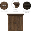 Teamson Home Stratford Removable Wall Cabinet, Walnut - Bathroom - 4