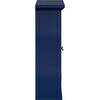 Teamson Home Glancy Removable Two-Door Wall Cabinet, Navy - Bathroom - 5