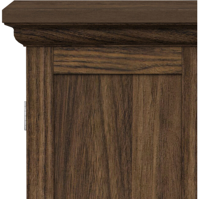 Teamson Home Stratford Removable Wall Cabinet, Walnut - Bathroom - 7