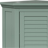 Teamson Home Glancy Corner Floor Cabinet, Sage Green - Bathroom - 7