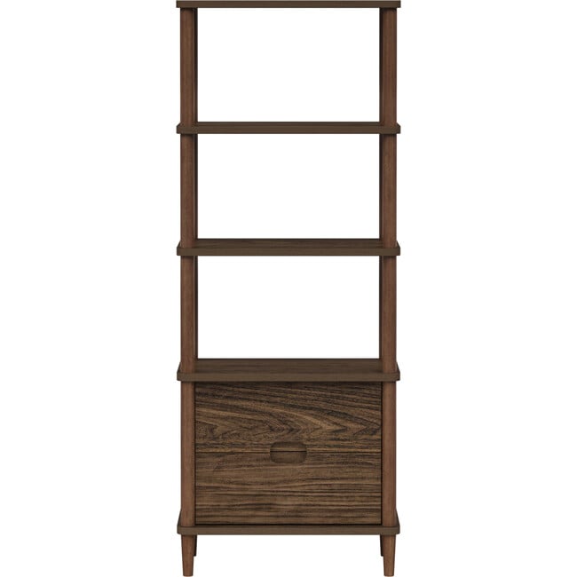 Teamson Home Ellery Freestanding 5-Tier Storage Cabinet, Walnut