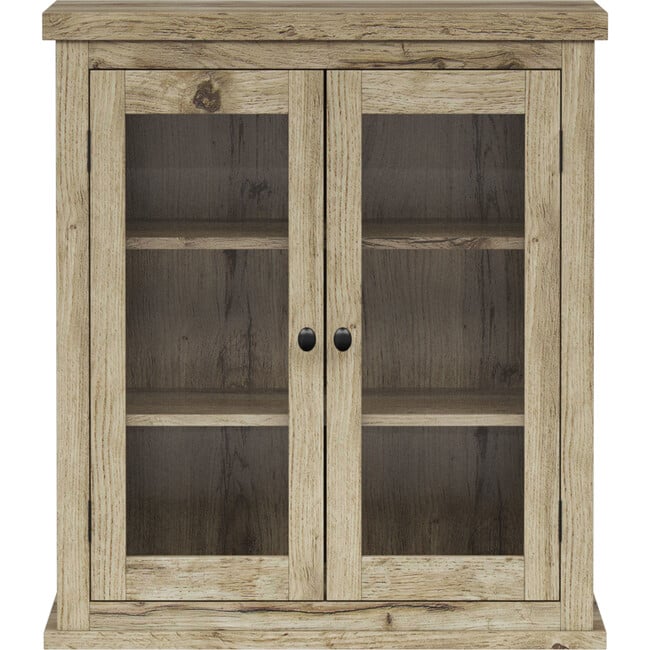 Teamson Home Donovan Removable Wall Cabinet, Light Oak