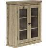 Teamson Home Donovan Removable Wall Cabinet, Light Oak - Bathroom - 5