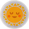 Soft Fuzzy Sun Velcro Patch, Yellow - Other Accessories - 1 - thumbnail