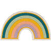 Soft Fuzzy Rainbow Velcro Patch, Green - Other Accessories - 1 - thumbnail