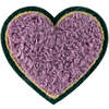 Soft Fuzzy Heart Velcro Patch, Purple & Gold - Other Accessories - 1 - thumbnail