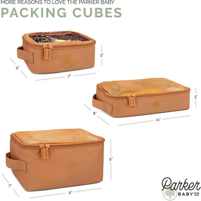 Transparent Top Packing Cube Set, Desert Star & Camel - Bags - 6