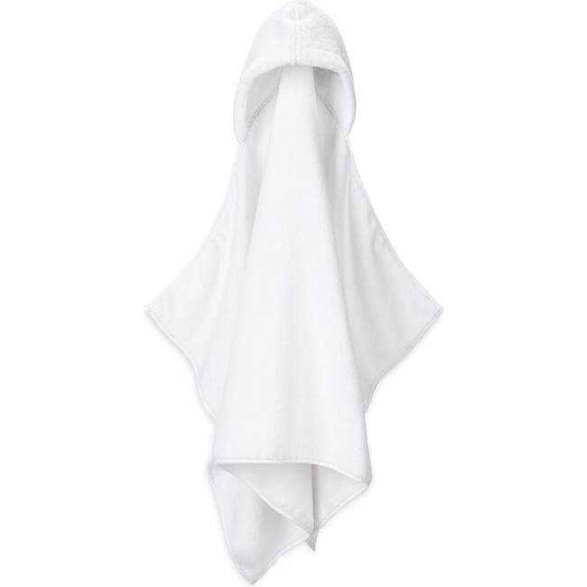 Ring spun Cotton Hooded Bath Towel, White