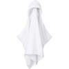 Ring spun Cotton Hooded Bath Towel, White - Towels - 1 - thumbnail