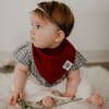 Organic Cotton Bandana Snap Bibs Set, Rose (Pack Of 8) - Bibs - 3