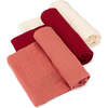 Muslin Cotton Swaddle Set, Rose (Pack Of 3) - Swaddles - 1 - thumbnail