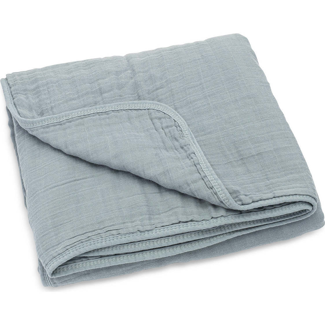 Muslin Cotton Oversized Quilt, Dune - Quilts - 1