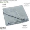 Muslin Cotton Oversized Quilt, Dune - Quilts - 4