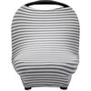 Durable Striped Multi-Purpose Cover, Gray & White - Car Seat Accessories - 1 - thumbnail