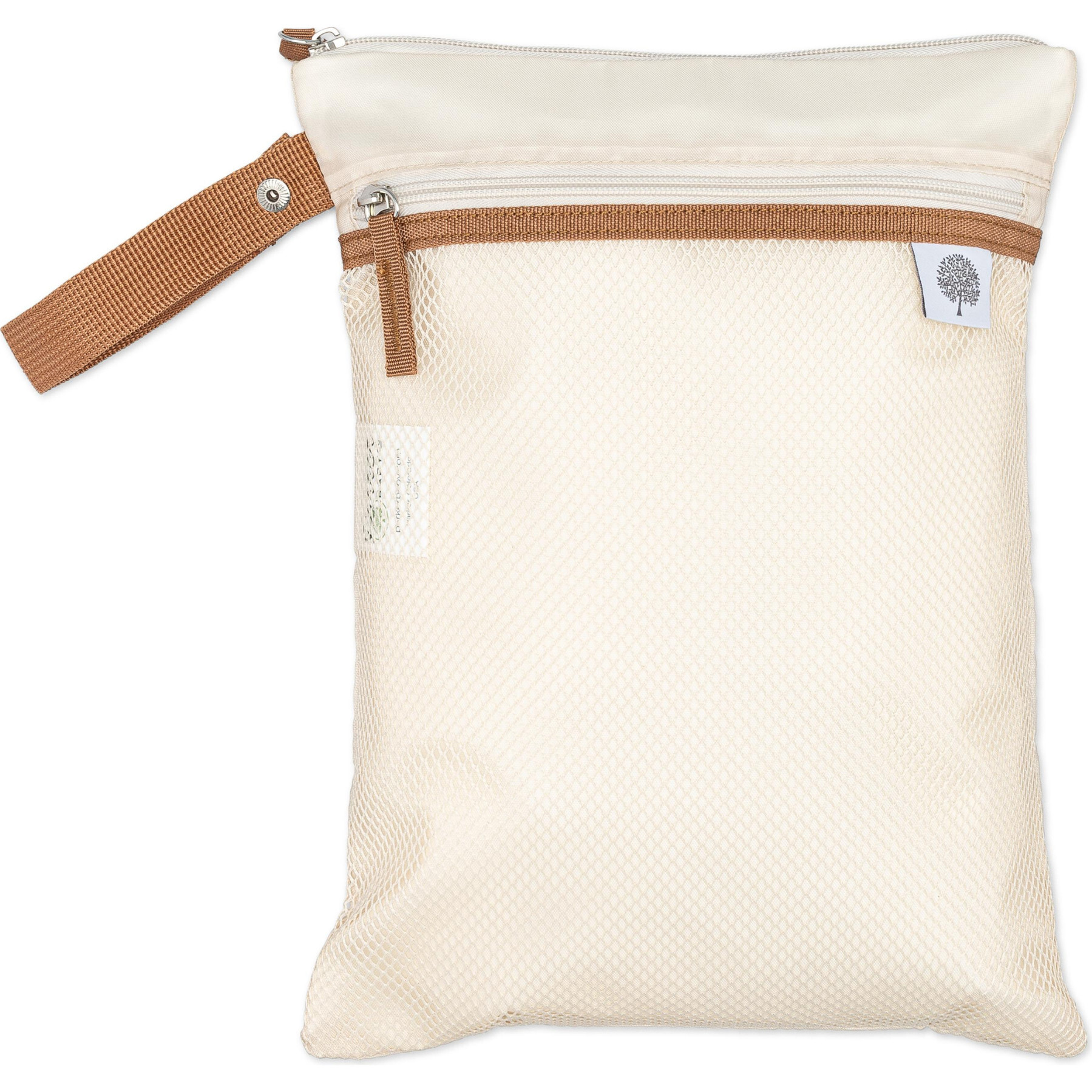 Birch Waterproof Snap Handle Wet Dry Bag, Cream - Bags - 1