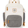 Birch Mini Zipper Diaper Backpack, Cream - Diaper Bags - 1 - thumbnail