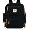 Birch Mini Zipper Diaper Backpack, Black - Diaper Bags - 1 - thumbnail