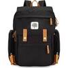 Birch Large Zipper Diaper Backpack, Black - Diaper Bags - 1 - thumbnail