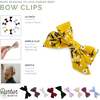 Anne Bow Alligator Clips Set, Multicolors (Pack Of 10) - Hair Accessories - 3