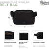 Adult Adjustable Cross Body Strap Belt Bag, Black - Bags - 3