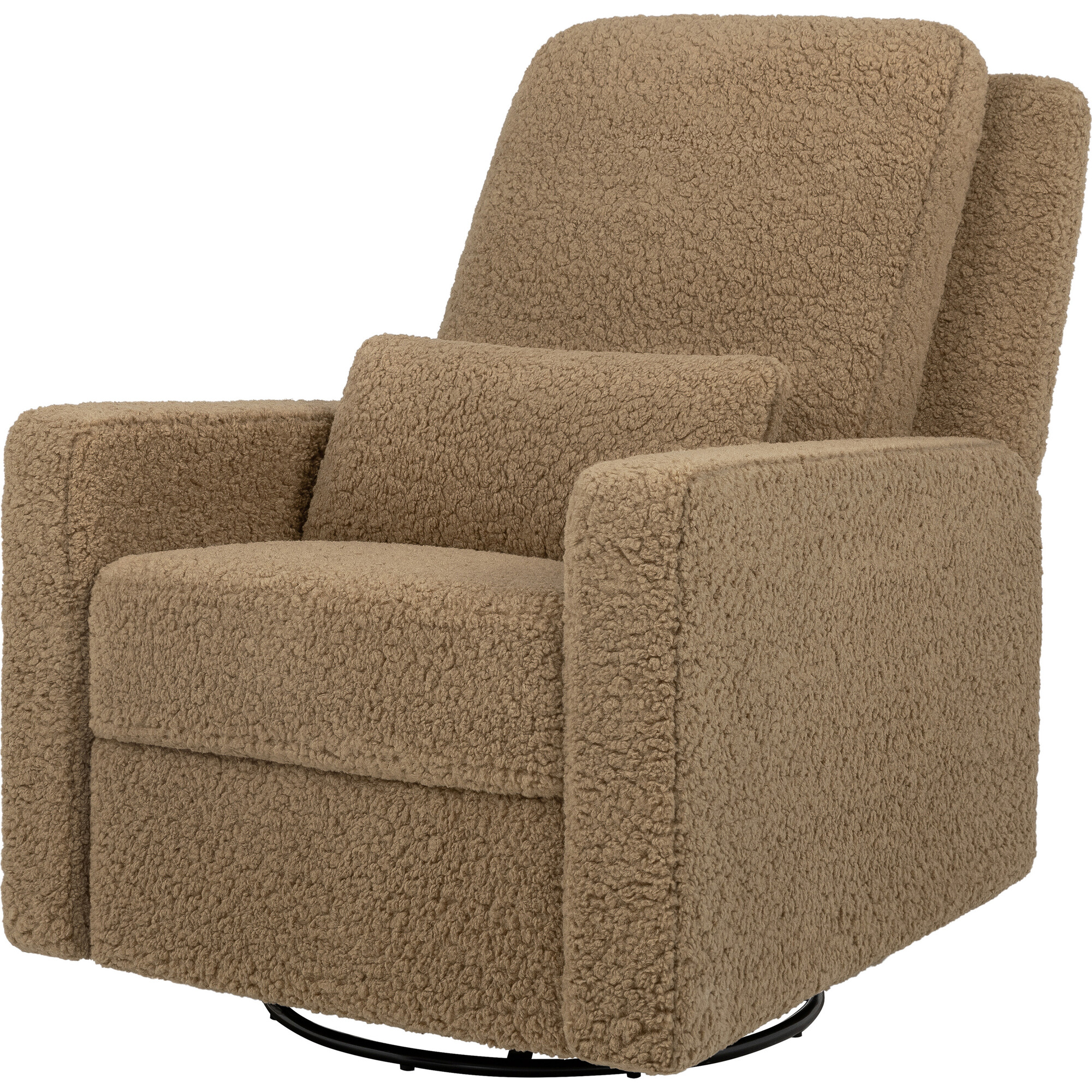 Sigi Shearling Recliner And Swivel Glider, Cortado Shearling - Glider - 1