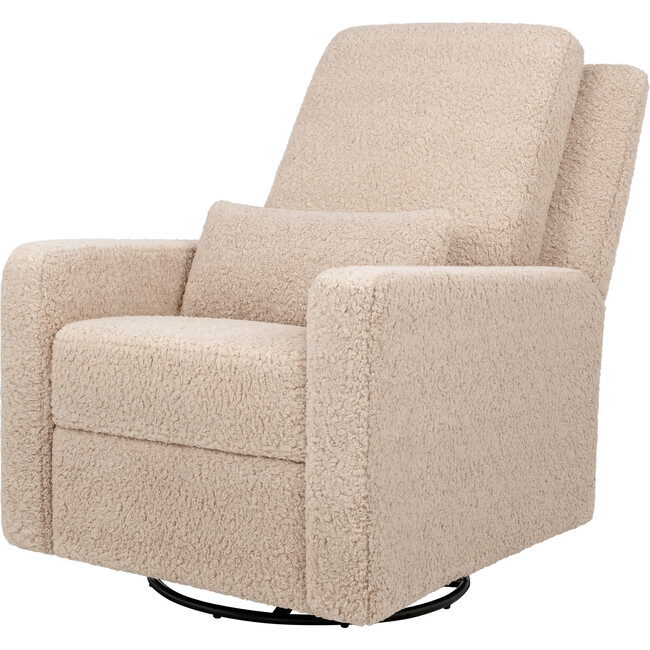 Sigi Shearling Recliner And Swivel Glider, Chai Shearling