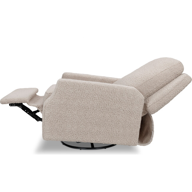 Crewe Electronic Recliner & Swivel Glider, Earl Grey Shearling - Glider - 4