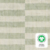 Quilted GOTS Certified Organic Muslin Cotton Changing Pad Cover, Moss Stripe - Changing Pads - 2