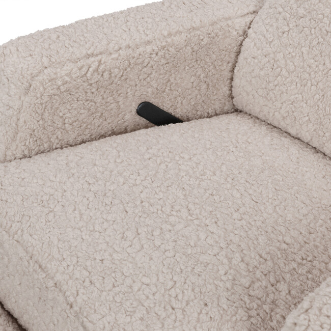 Crewe Electronic Recliner & Swivel Glider, Earl Grey Shearling - Glider - 5