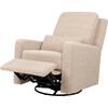 Sigi Shearling Recliner And Swivel Glider, Chai Shearling - Glider - 4