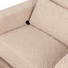 Sigi Shearling Recliner And Swivel Glider, Chai Shearling - Glider - 7