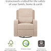 Sigi Shearling Recliner And Swivel Glider, Chai Shearling - Glider - 9