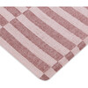 All-Stages GOTS Certified Organic Muslin Cotton Bassinet Sheet, Maroon Stripe - Crib Sheets - 1 - thumbnail