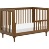 Lolly 3-In-1 Convertible Crib With Toddler Bed Conversion Kit, Natural Walnut - Cribs - 4