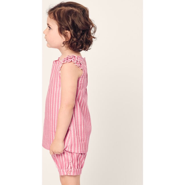 Girl's Amelie Short Set, Love Lines - Pajamas - 3