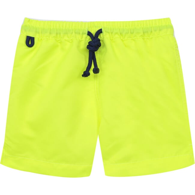 Boys Meno Swim Trunk, Neon Yellow